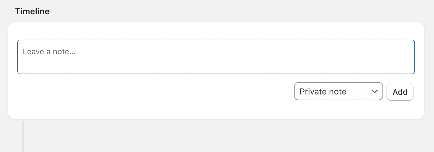 Video showing the timeline add new note field auto expanding as the user types more lines.